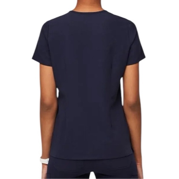 Figs Navy Blue Scrub Top - Picture 4 of 5